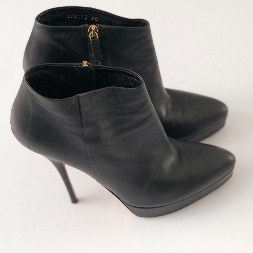 Gucci Platform Ankle Booties with Stiletto Heel